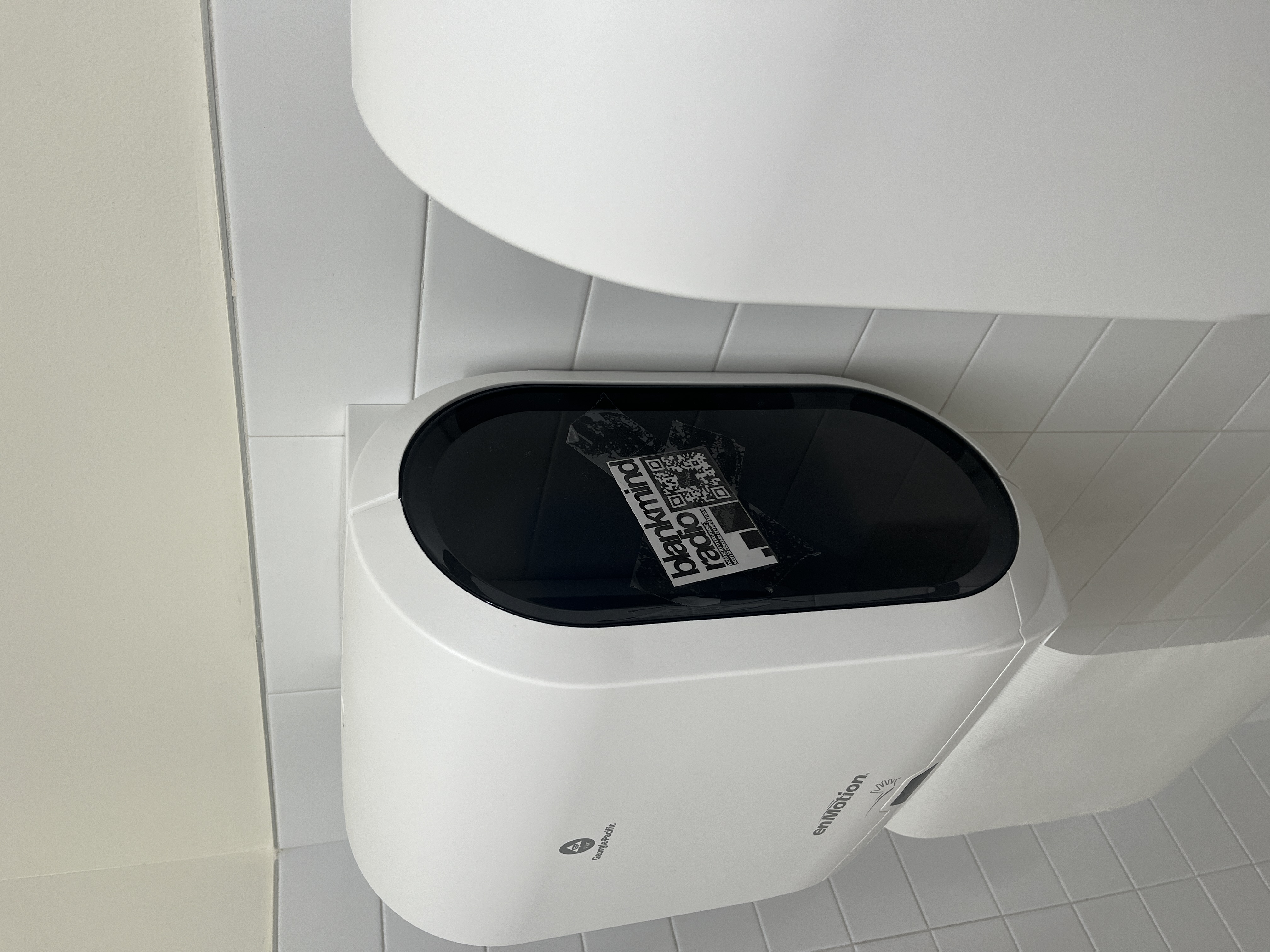 QR code flyer placement