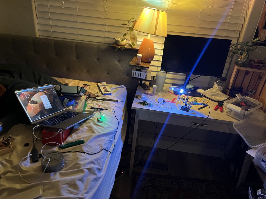 Soldered board