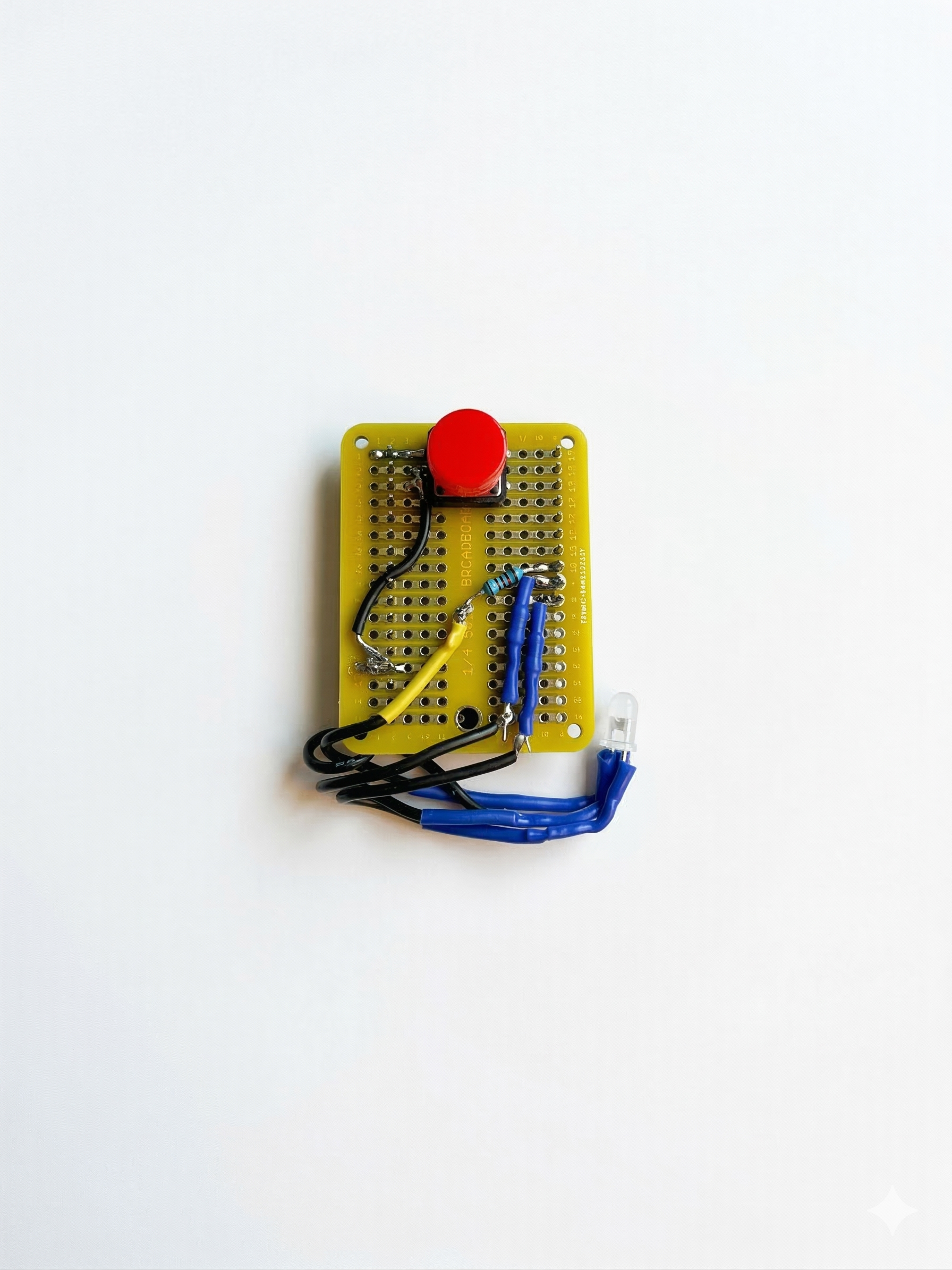 LED green — connected