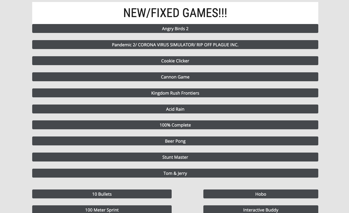 PxGames platform screenshot